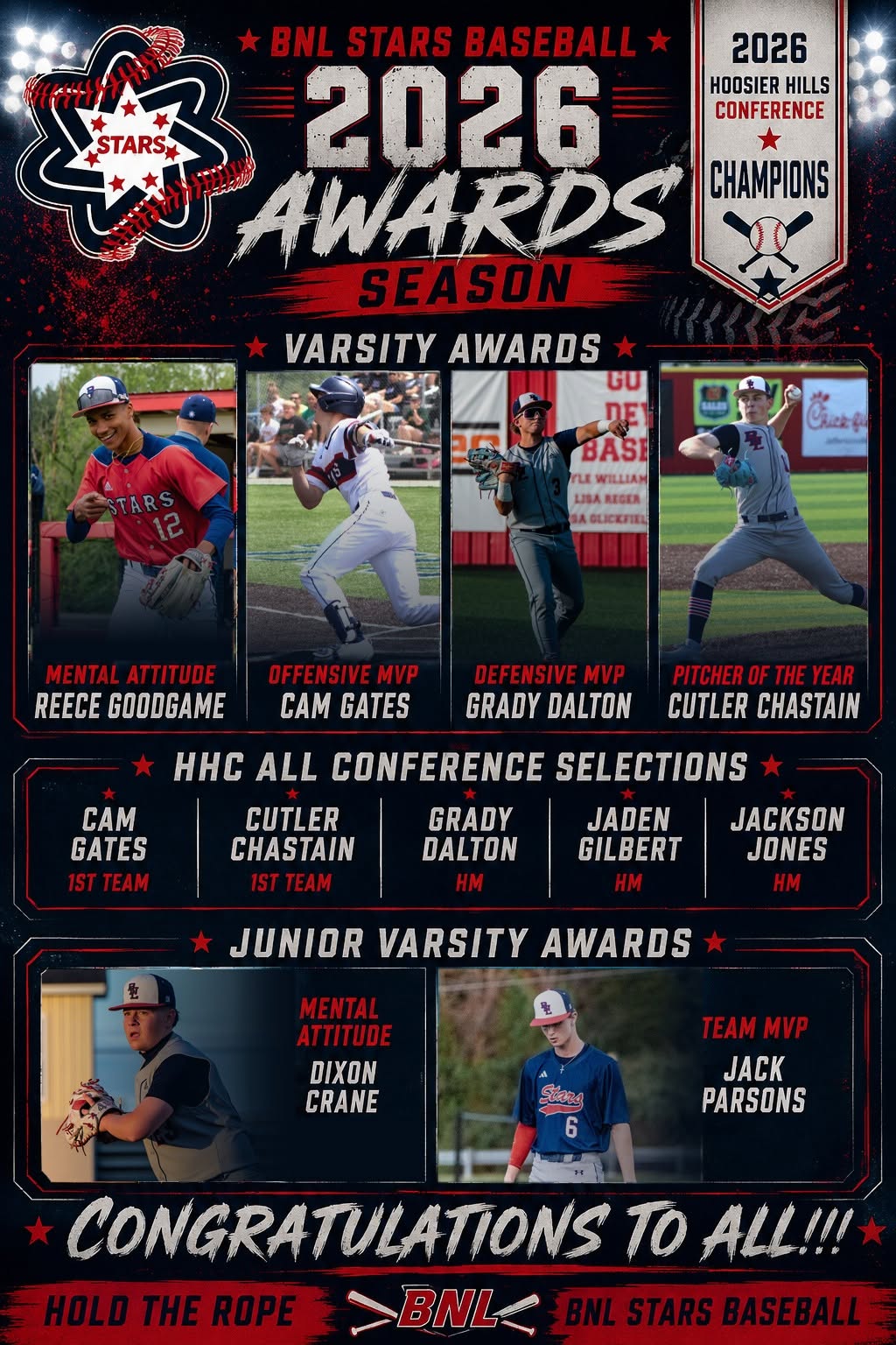 2026 BNL Stars Baseball Awards